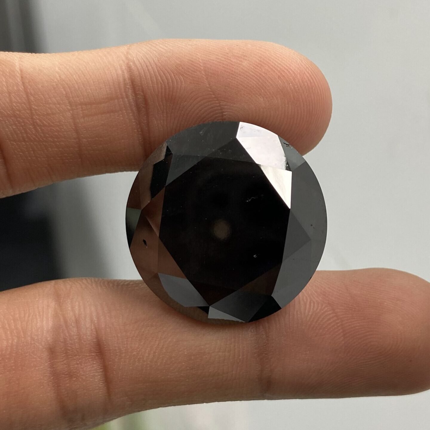68.16 Carat Round Shape Black Diamond - Image 3
